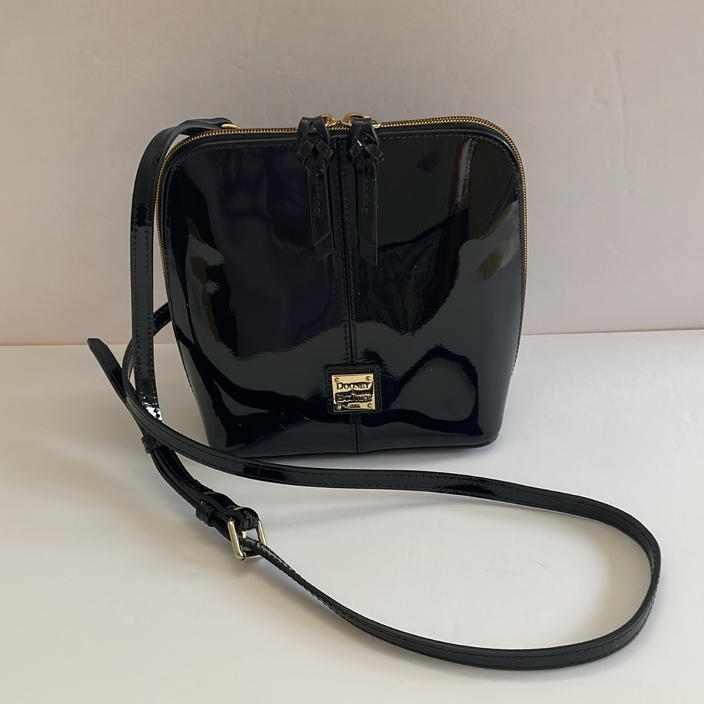 Dooney & Bourke Trixie Black Patent Leather